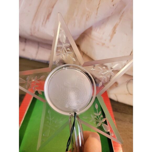 Hallmark 1986 shining star tree topper Xmas decor - Picture 3 of 4